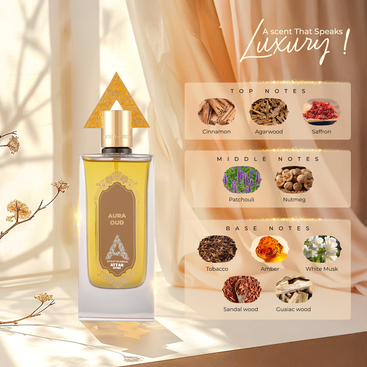 Aura Oud 75 ML EDP by Attar de Astana