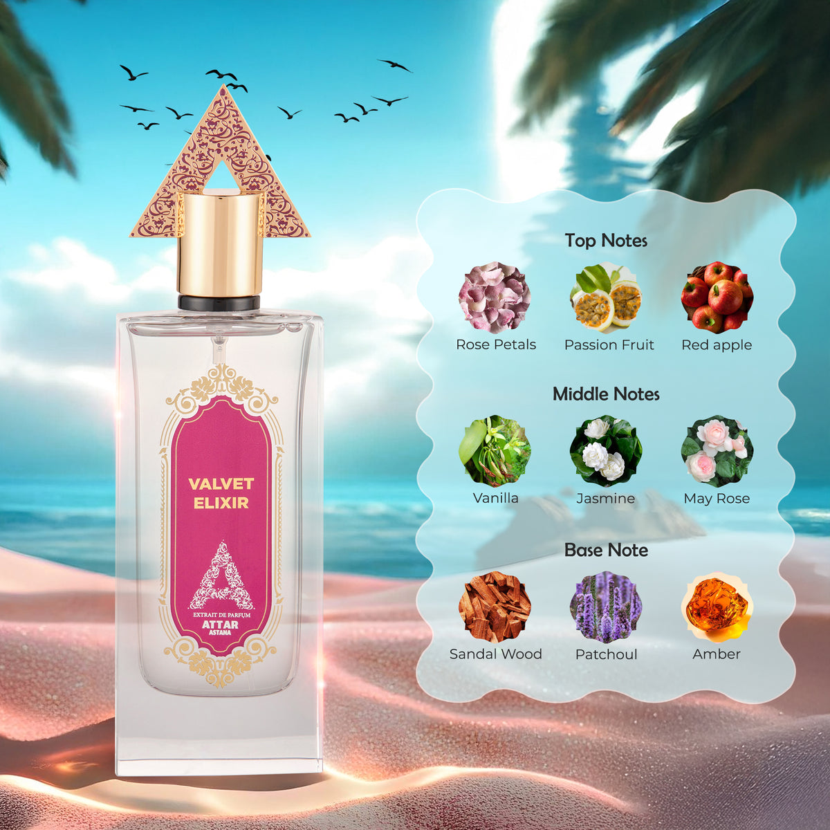 Valvet Elixir 75 ML EDP by Attar de Astana