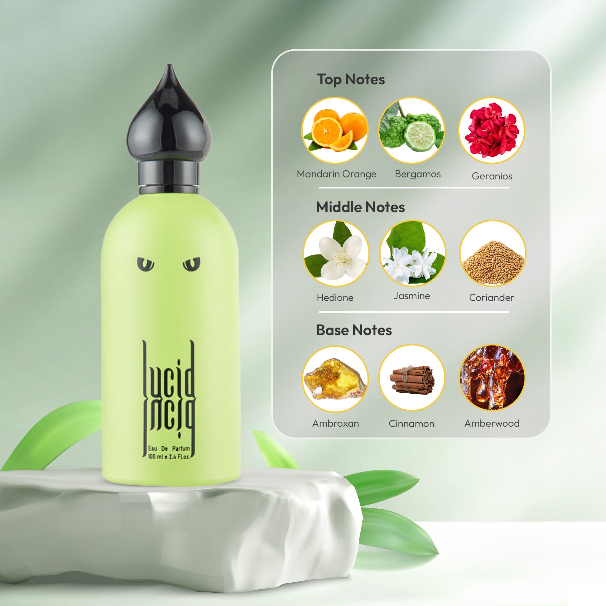 Lucid Perfume Green - 100ML Eau De Parfum