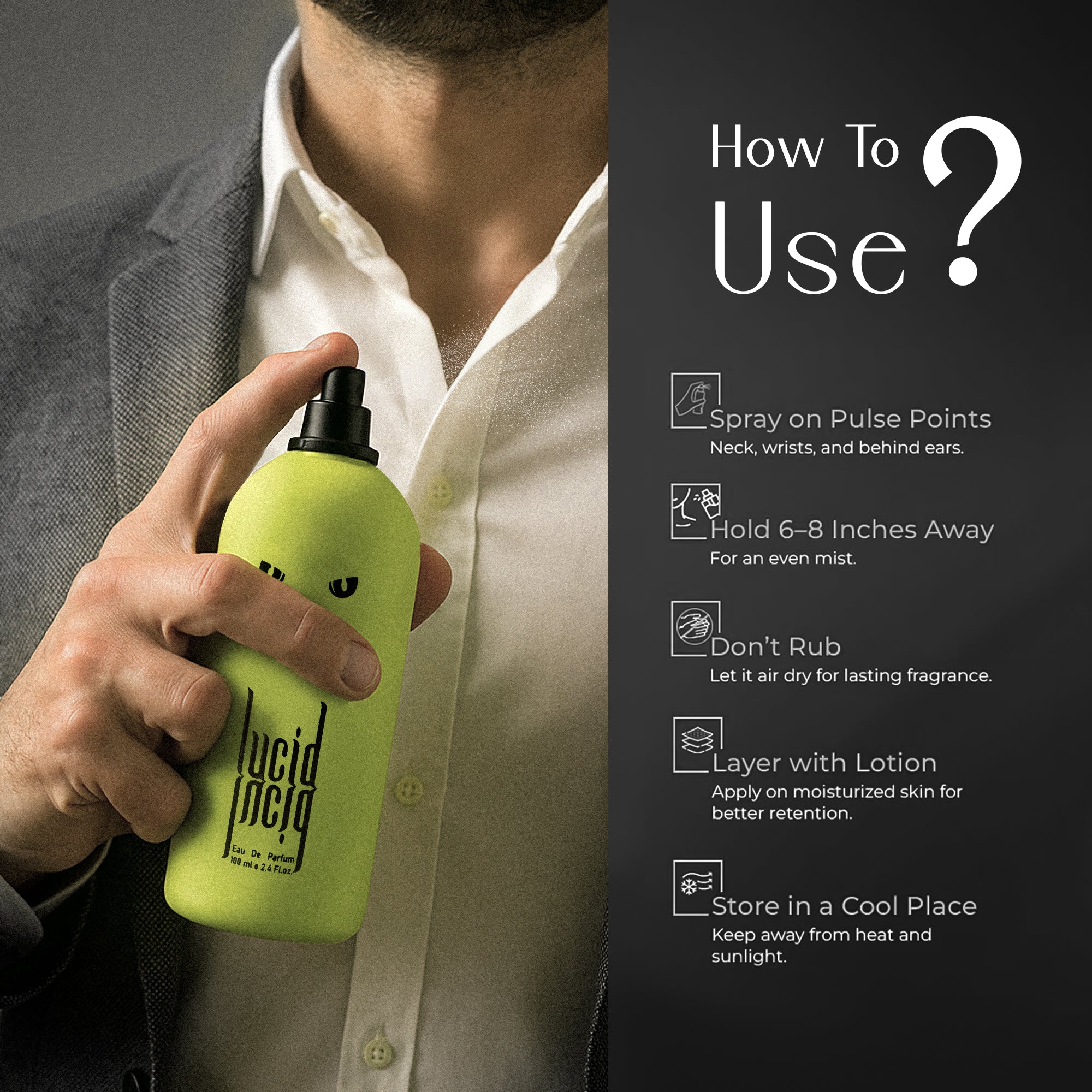 Lucid Perfume Green - 100ML Eau De Parfum